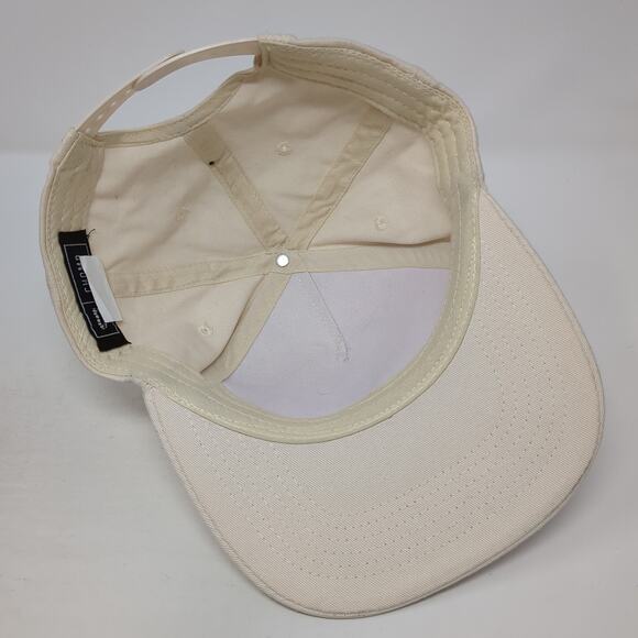Dead Sexy Snapback 5 Panel Cap Beige One Size Adjustable Cotton Chomp - Picture 8 of 10